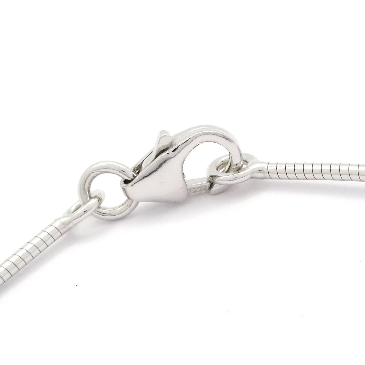 Hermes Necklace Pop Silver Black Chain — view 4