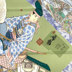 Hermes Carre 90 les Artisans D'hermes Scarf Silk — view 7