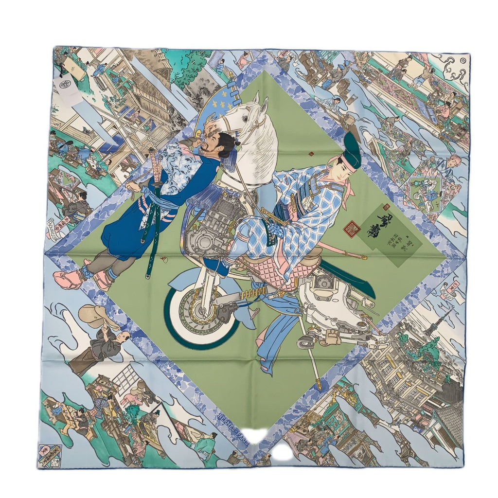 Hermes Carre 90 les Artisans D'hermes Scarf Silk — view 2