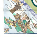 Hermes Carre 90 les Artisans D'hermes Scarf Silk — view 6