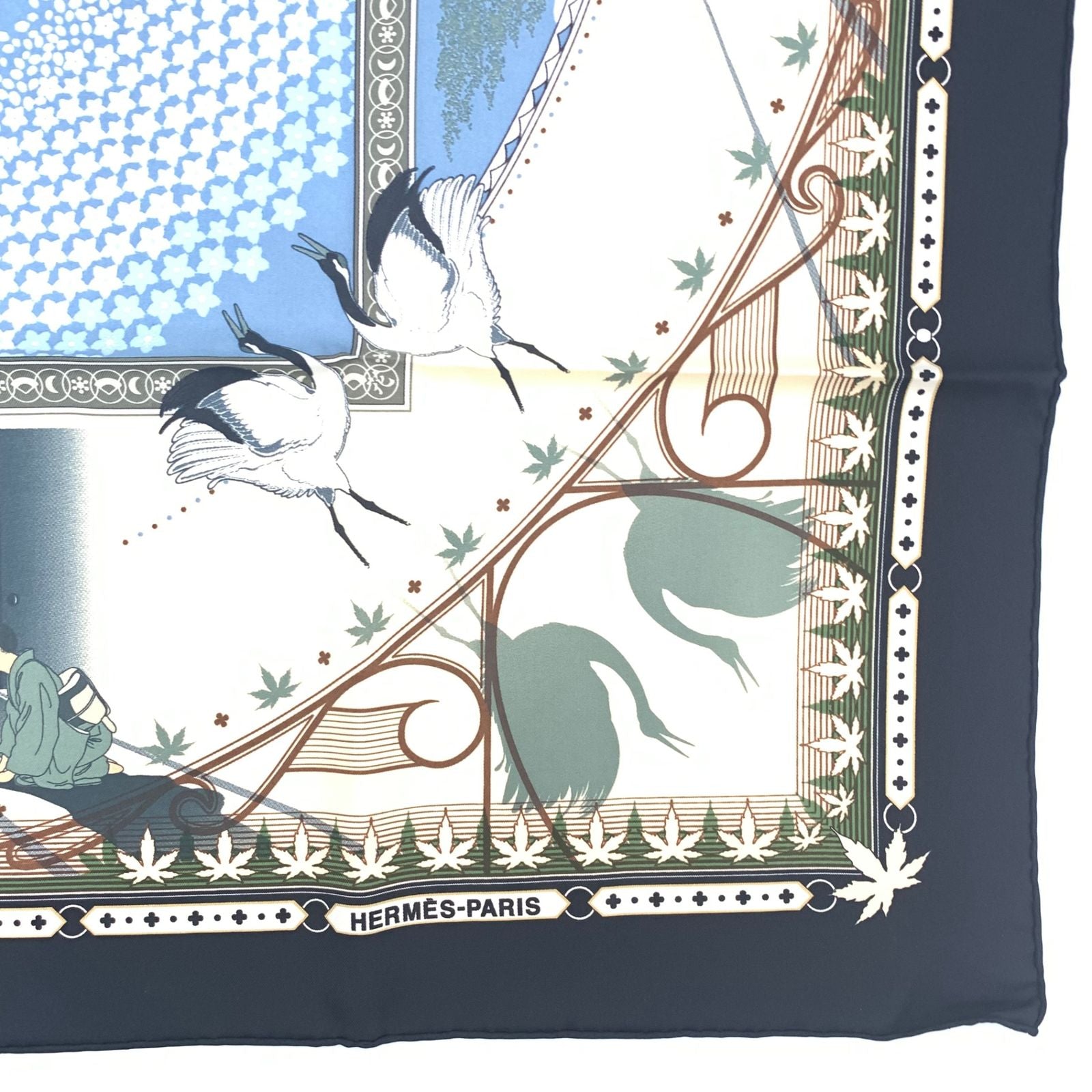 Hermes Carre 90 Chaque Rencontre Est Unique Ichi Era Ichie Scarf Kacho Fugetsu — view 5