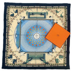 Hermes Carre 90 Chaque Rencontre Est Unique Ichi Era Ichie Scarf Kacho Fugetsu