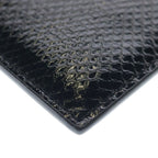 Saint Laurent Paris YSL Pouch Chain Pochette Black Leather — view 4