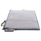 Saint Laurent Paris YSL Pouch Chain Pochette Black Leather — view 3