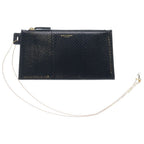 Saint Laurent Paris YSL Pouch Chain Pochette Black Leather