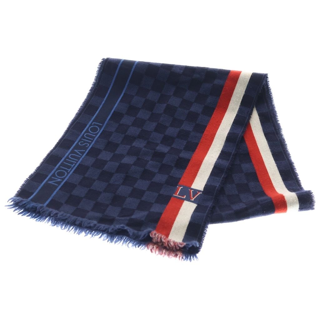 Louis Vuitton Echarpe Message Scarf Navy