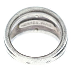 Hermes Vintage Sellier Ring Series Silver Gold — view 2