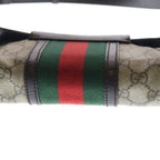 Gucci GG Supreme Sherry Line Shoulder Bag Brown Beige Leather — view 4