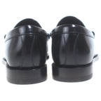 Celine Luco Triomphe Leather Loafers Black Gold — view 3