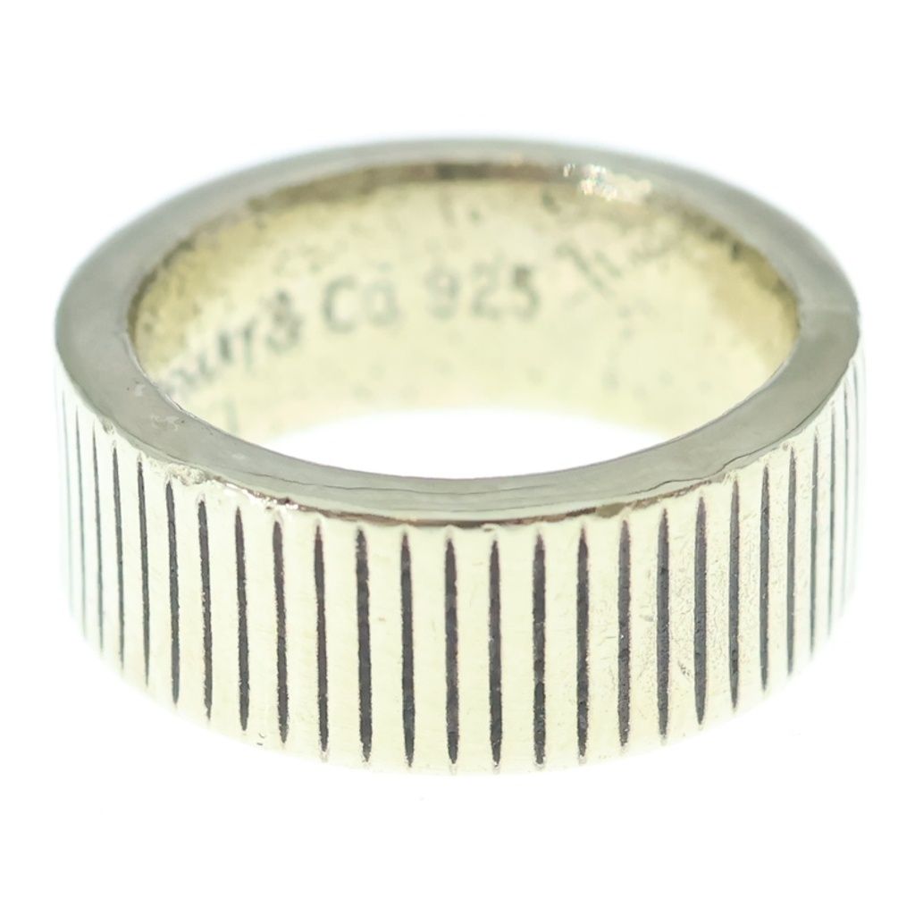 Tiffany & Co Coin Edge Ring Silver — view 3