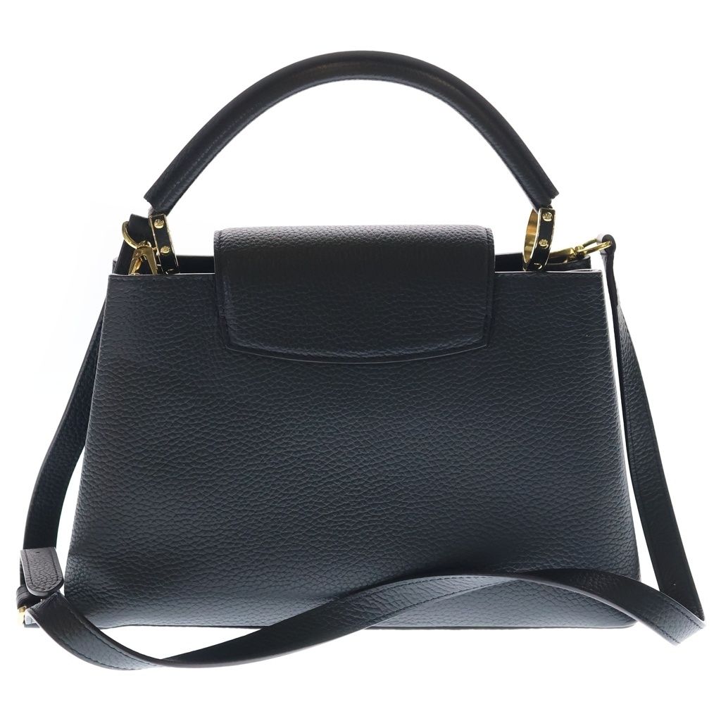 Louis Vuitton Capucines BB 2-Way Shoulder Bag Black Noir Leather Gold — view 2