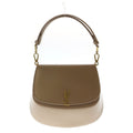 Saint Laurent Paris Voltaire Mini Shoulder Bag Beige Leather Gold