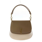 Saint Laurent Paris Voltaire Mini Shoulder Bag Beige Leather Gold