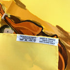 Hermes Carre 90 Concerto Scarf Yellow — view 8