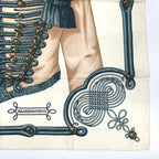 Hermes Carre 90 Scarf Silk Brandebourgs Brandenburg — view 4