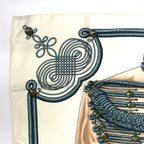 Hermes Carre 90 Scarf Silk Brandebourgs Brandenburg — view 2