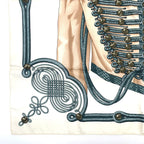 Hermes Carre 90 Scarf Silk Brandebourgs Brandenburg — view 5
