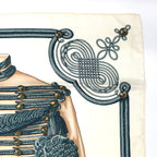 Hermes Carre 90 Scarf Silk Brandebourgs Brandenburg — view 3
