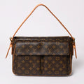 Louis Vuitton Viva-Cite GM Bag Monogram Brown Gold