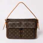 Louis Vuitton Viva-Cite GM Bag Monogram Brown Gold