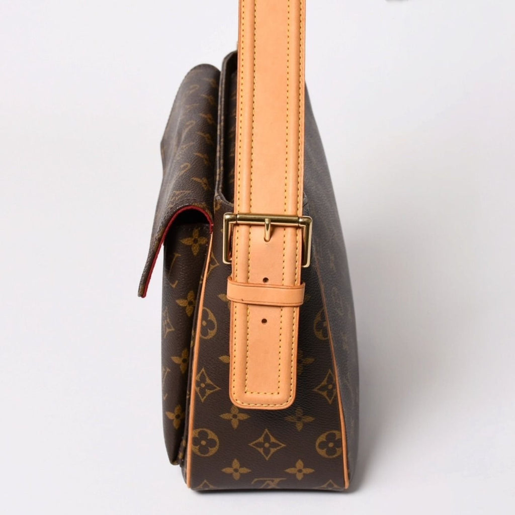 Louis Vuitton Viva-Cite GM Bag Monogram Brown Gold — view 4