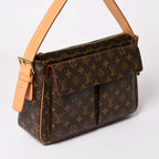 Louis Vuitton Viva-Cite GM Bag Monogram Brown Gold — view 3