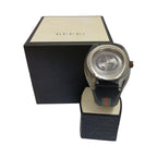 Gucci Watch Sync Sherry Rubber Quartz 137.1 Black Silver — view 2