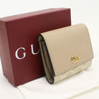 Gucci Compact Wallet Double Bifold Leather