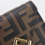 Fendi FF Diamond Trifold Wallet Calf — view 8