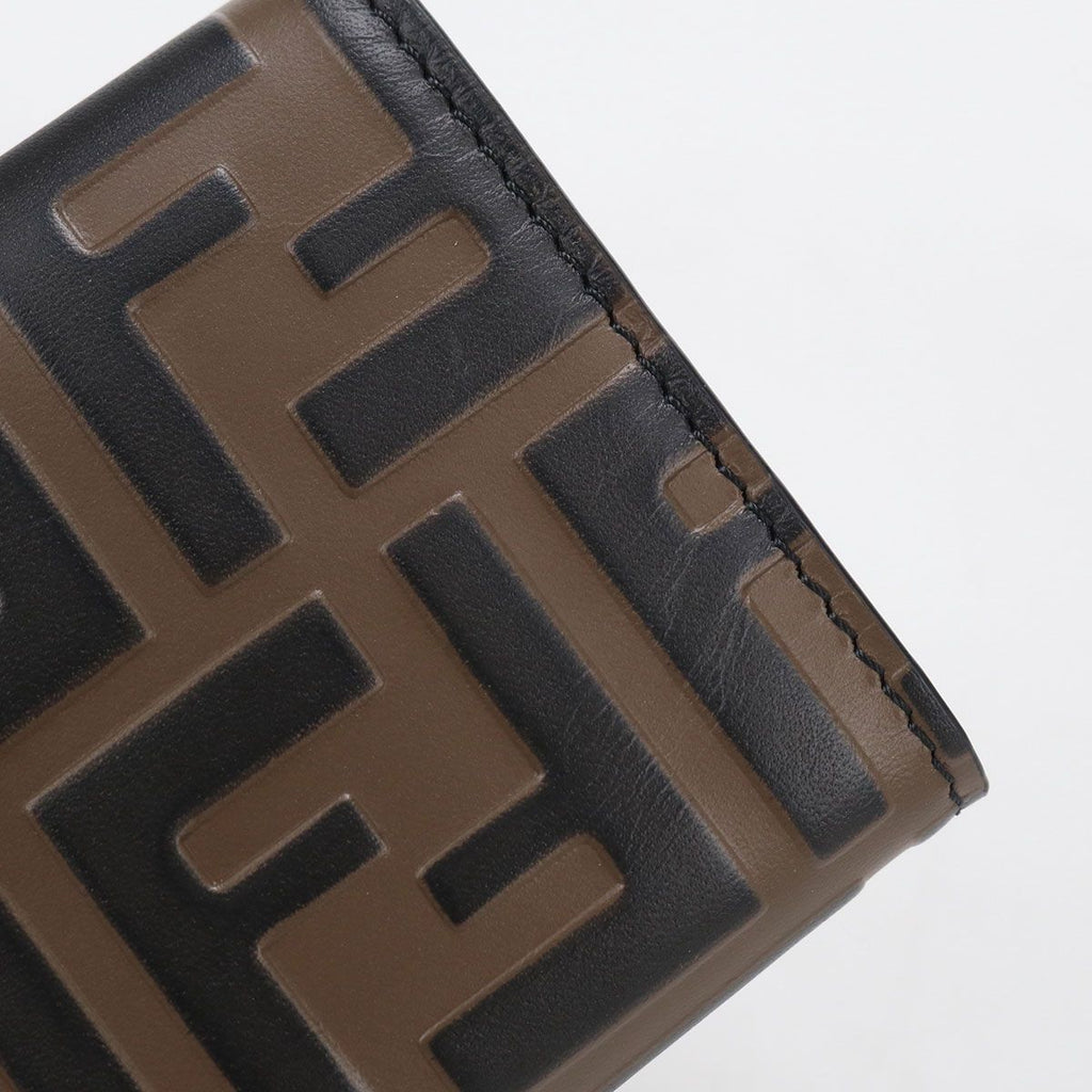Fendi FF Diamond Trifold Wallet Calf — view 7