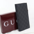 Gucci Wallet Gray Interior GG Supreme with Bifold Coin Purse