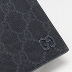 Gucci Wallet Gray Interior GG Supreme with Bifold Coin Purse — view 4