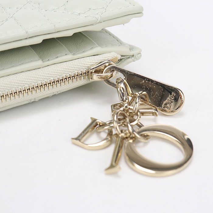 Dior Dahlia Bifold Wallet Leather — view 6