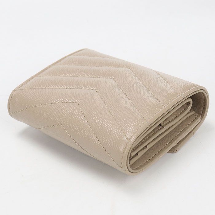 Saint Laurent Multi Fold Wallet Cassandra Trifold Leather — view 2