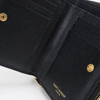 Saint Laurent Bifold Wallet Cassandra Leather — view 6
