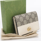 Gucci Bicolor Card Case Wallet Double Bifold