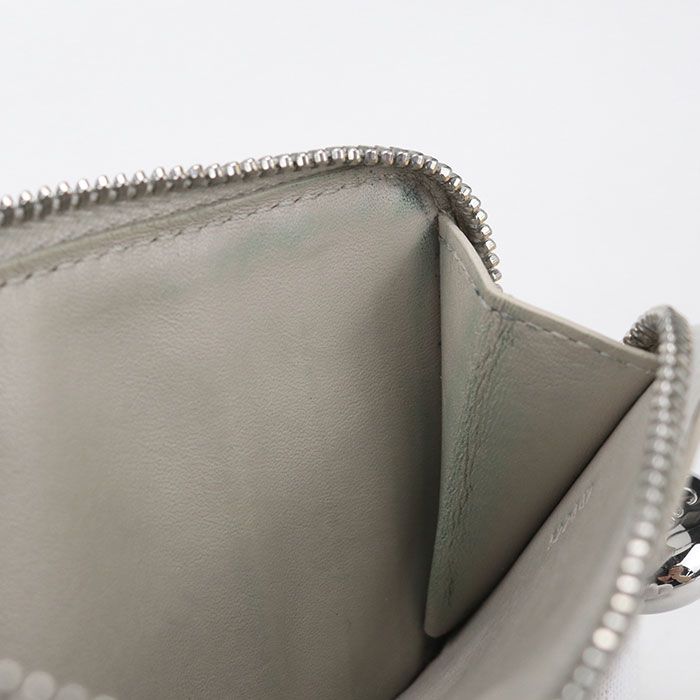 Loewe Pebble Coin Card Holder Fragment Case Purse Leather — view 4