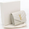Saint Laurent Multi Fold Wallet Cassandra Trifold Leather