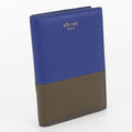 Celine Bicolor Card Case Leather