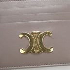 Celine Card Holder Triomphe Case Leather — view 7