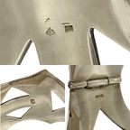 Hermes Touareg Bracelet 925 Sterling Silver Bangle — view 3