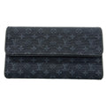 Louis Vuitton Wallet Monogram Mini Porte Tresor International Blue