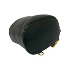 Gucci Vintage Bamb Leather Drawstring Belt Bag Black — view 7