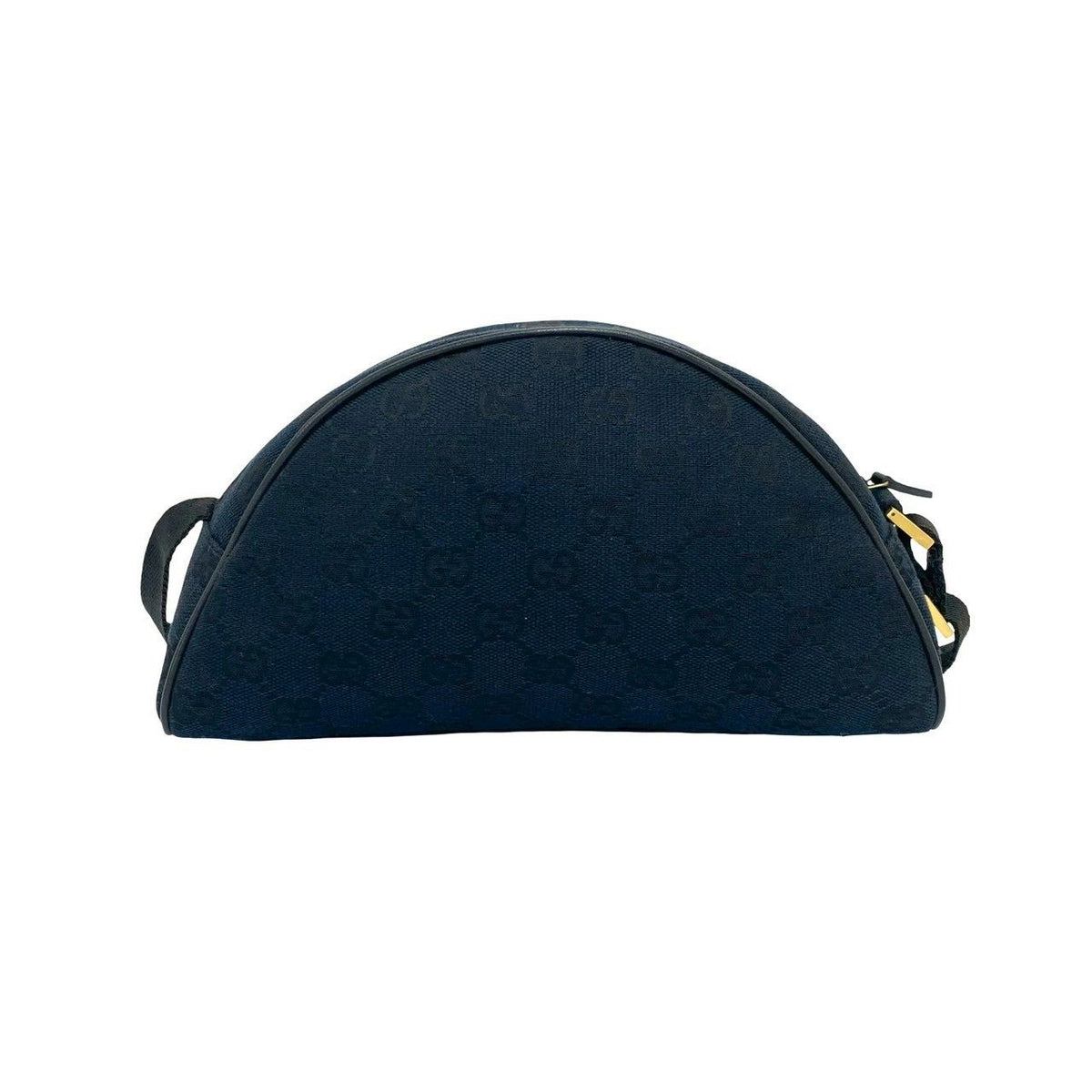 Gucci GG Canvas Pattern Leather Mini Shoulder Bag Pouch Black — view 3