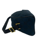 Gucci GG Canvas Pattern Leather Mini Shoulder Bag Pouch Black — view 5