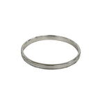 Tiffany & Co Log Narrow Bangle 925 Sterling Silver Bracelet — view 6