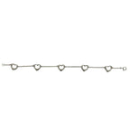 Tiffany & Co Open Heart Bracelet 925 Sterling Silver Chain — view 7