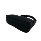 Prada Triangle Tessuto Nylon Mini Handbag Pouch Black — view 8
