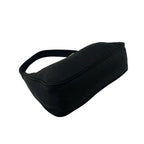 Prada Triangle Tessuto Nylon Mini Handbag Pouch Black — view 7