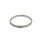 Tiffany & Co Log Narrow Bangle 925 Sterling Silver Bracelet — view 6